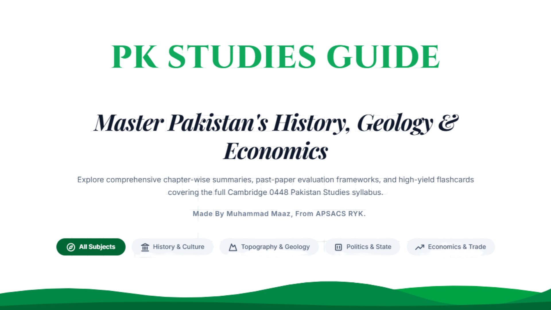PK Studies Guide